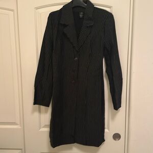 Dutch designerBoris black and white striped colbert seize large